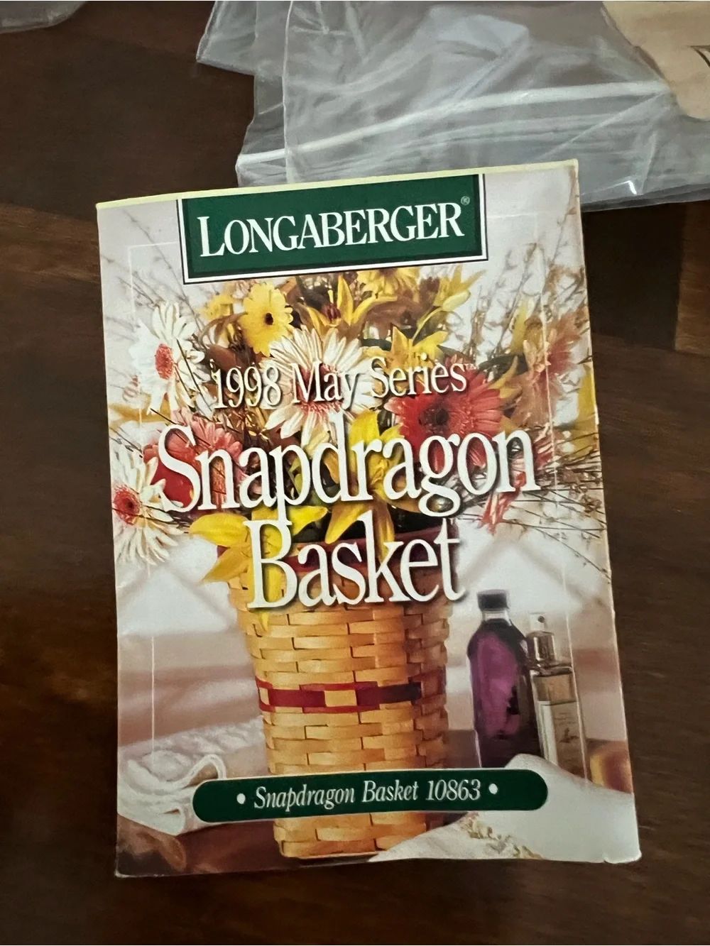 Longaberger snapdragon basket